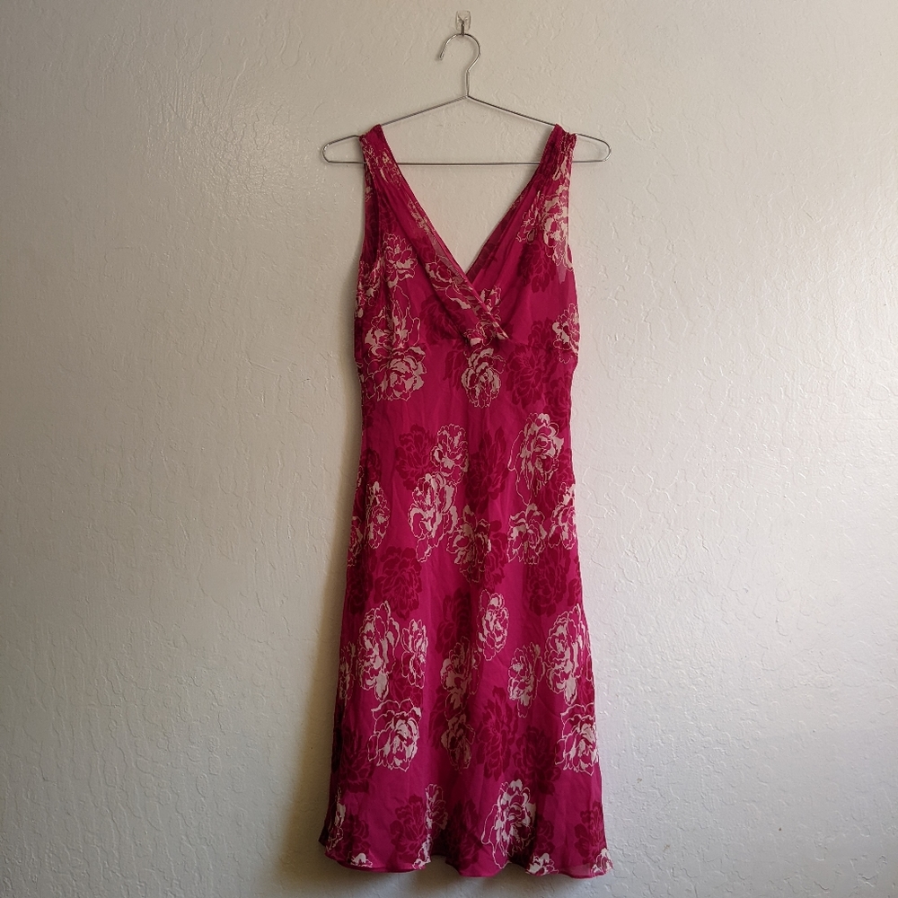 Ann Taylor Silk Floral Dress